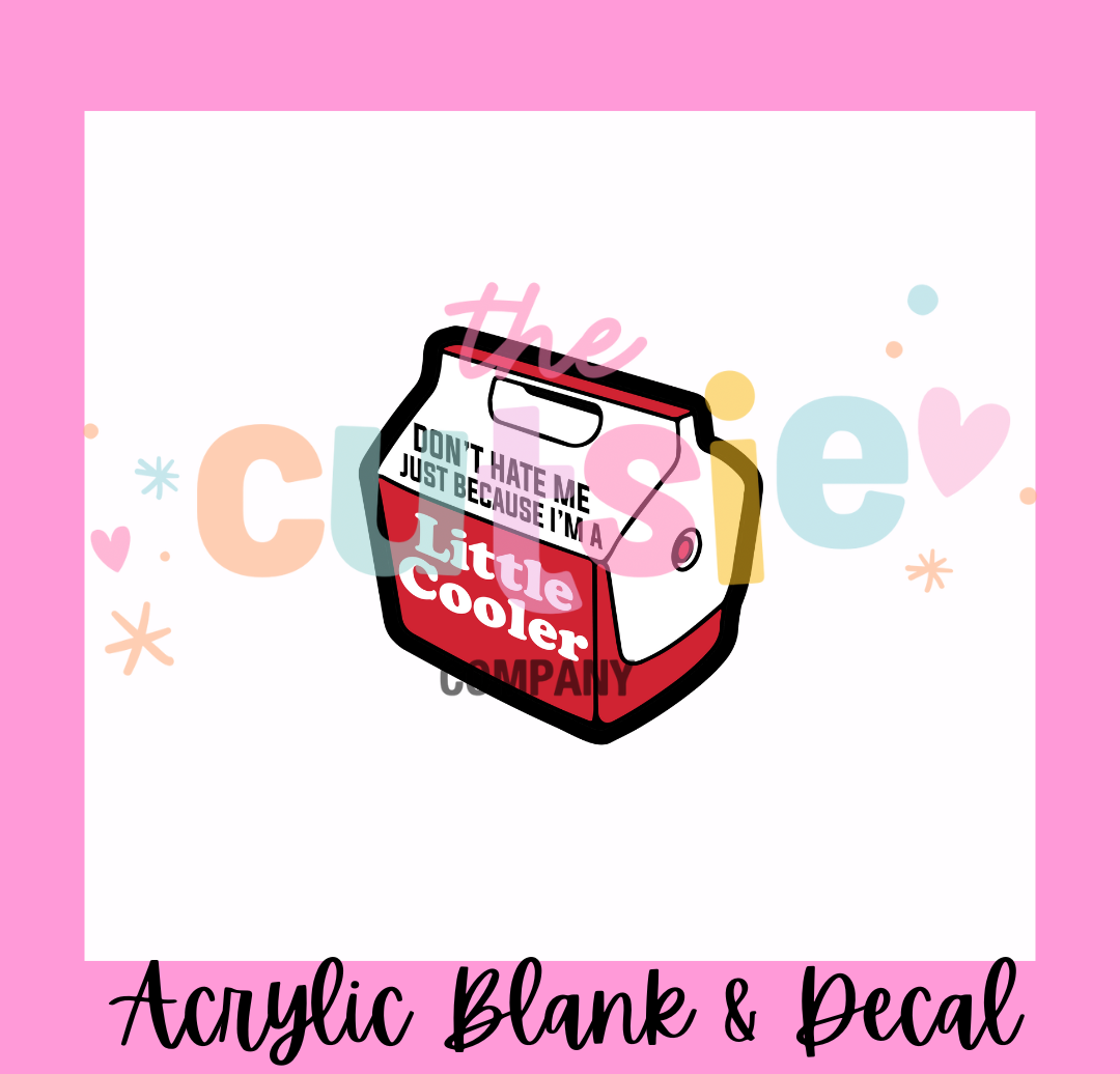 Little Cooler Acrylic Blank
