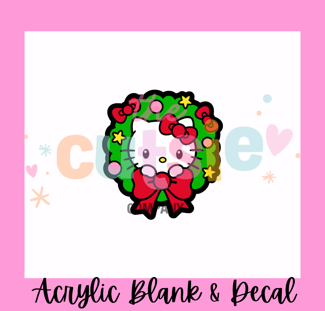 HK Wreath Acrylic Blank