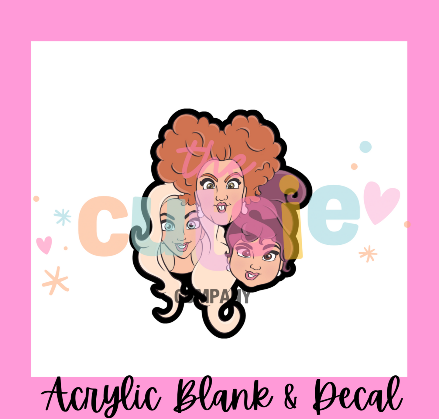 Hocus Pocus Sisters Acrylic Blank