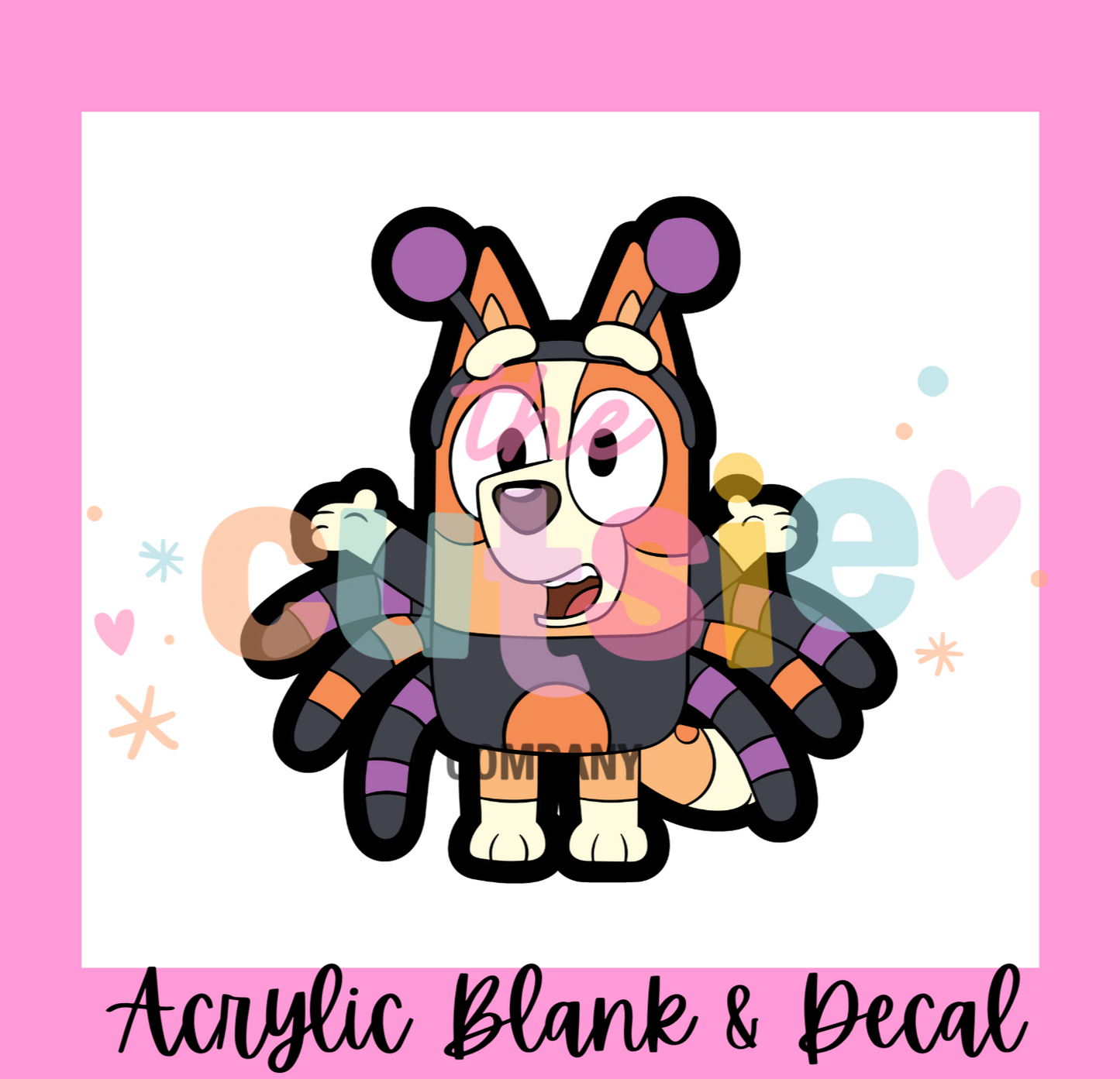 Bingo Spider Acrylic Blank