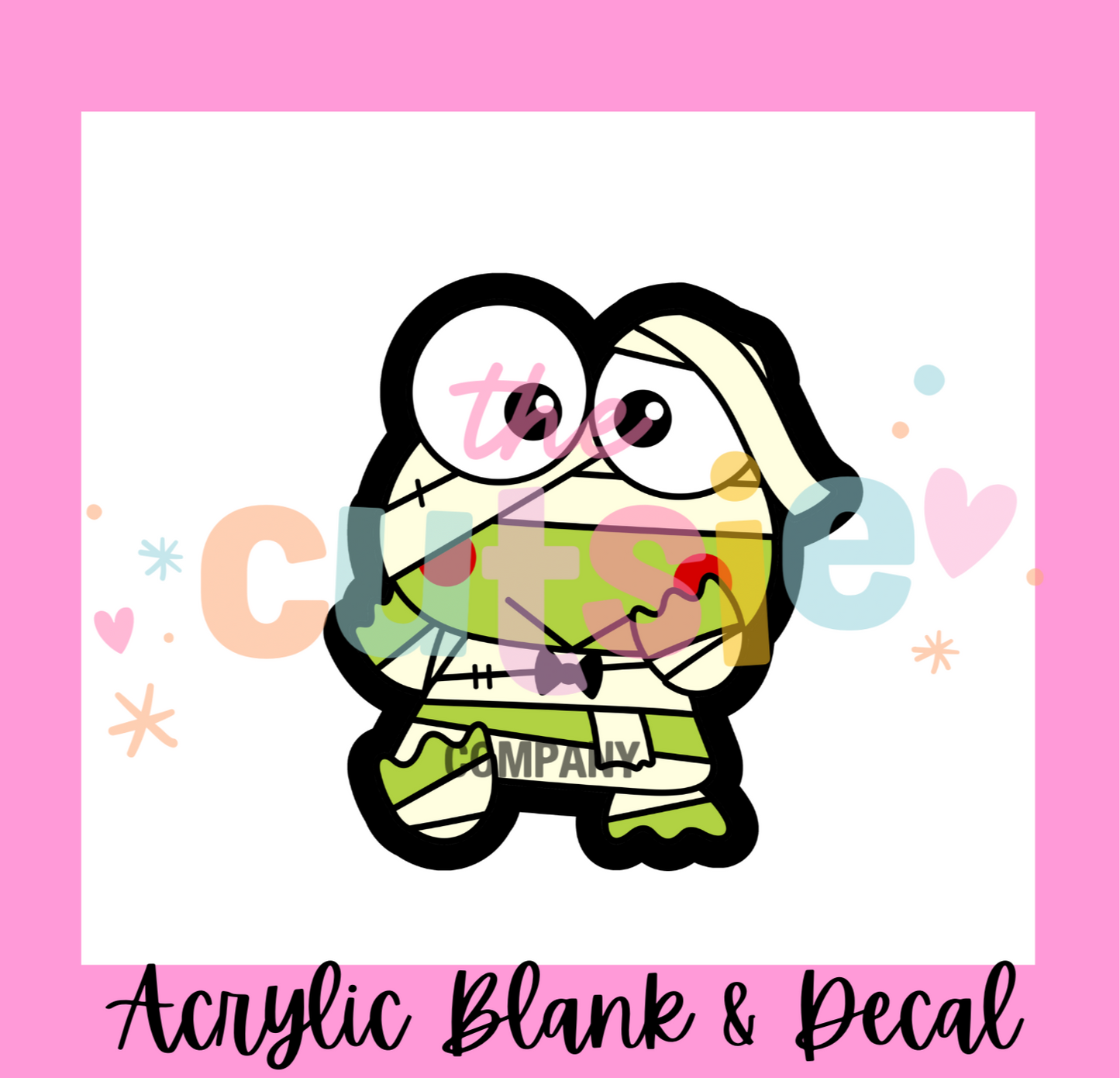 Mummy Frog Acrylic Blank