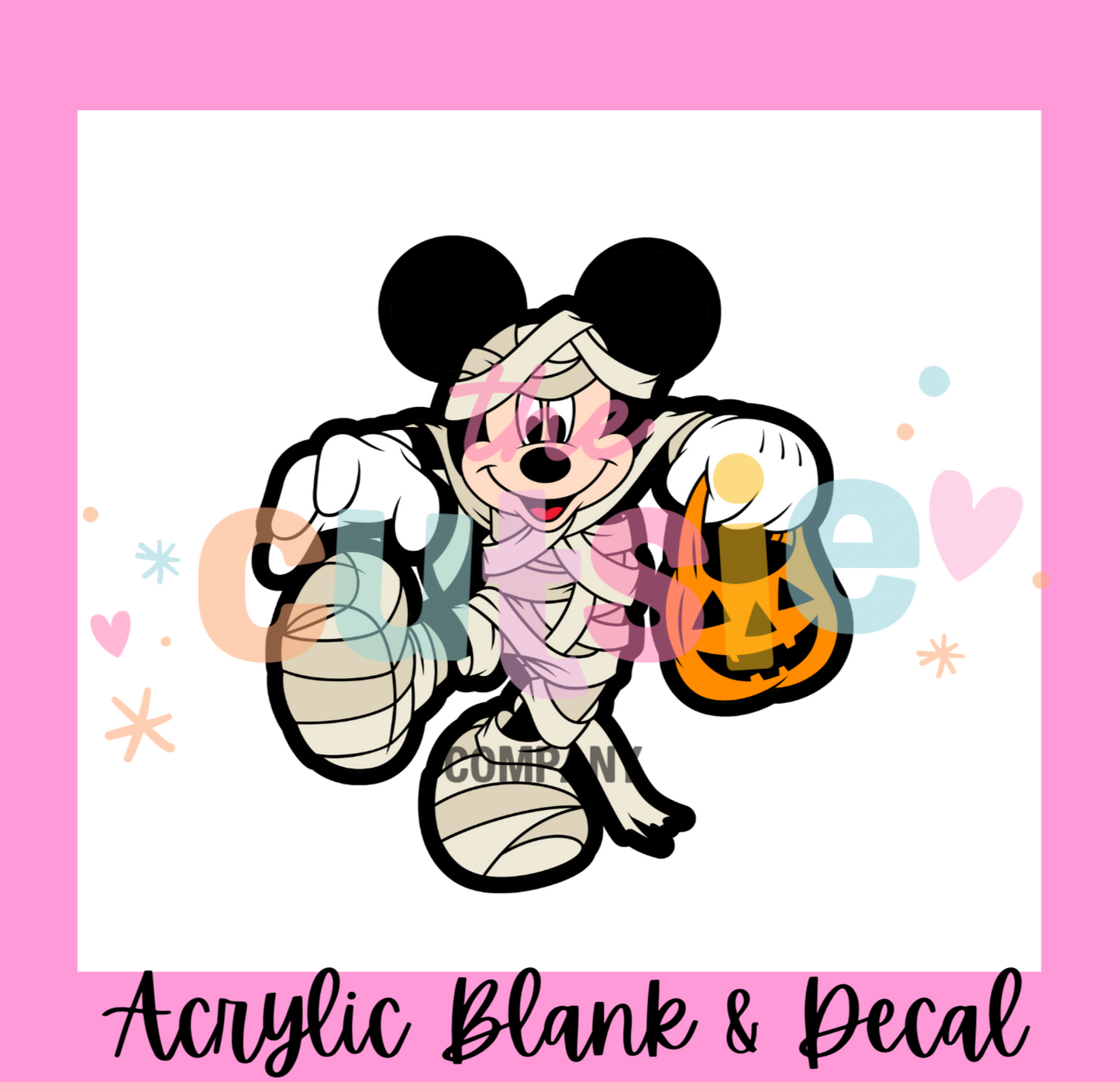 Mummy Mouse Acrylic Blank