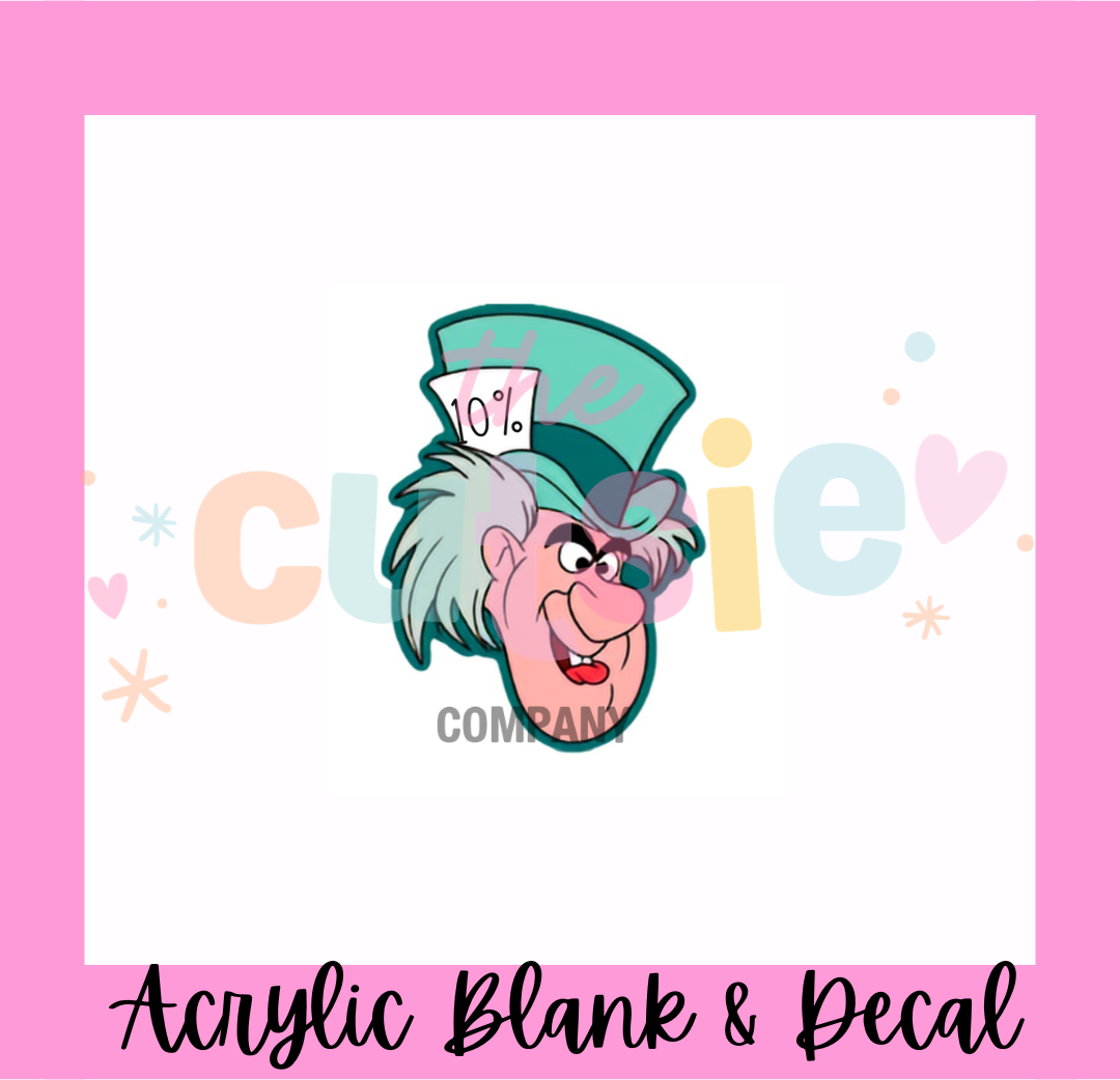 Mad Hatter Acrylic Blank