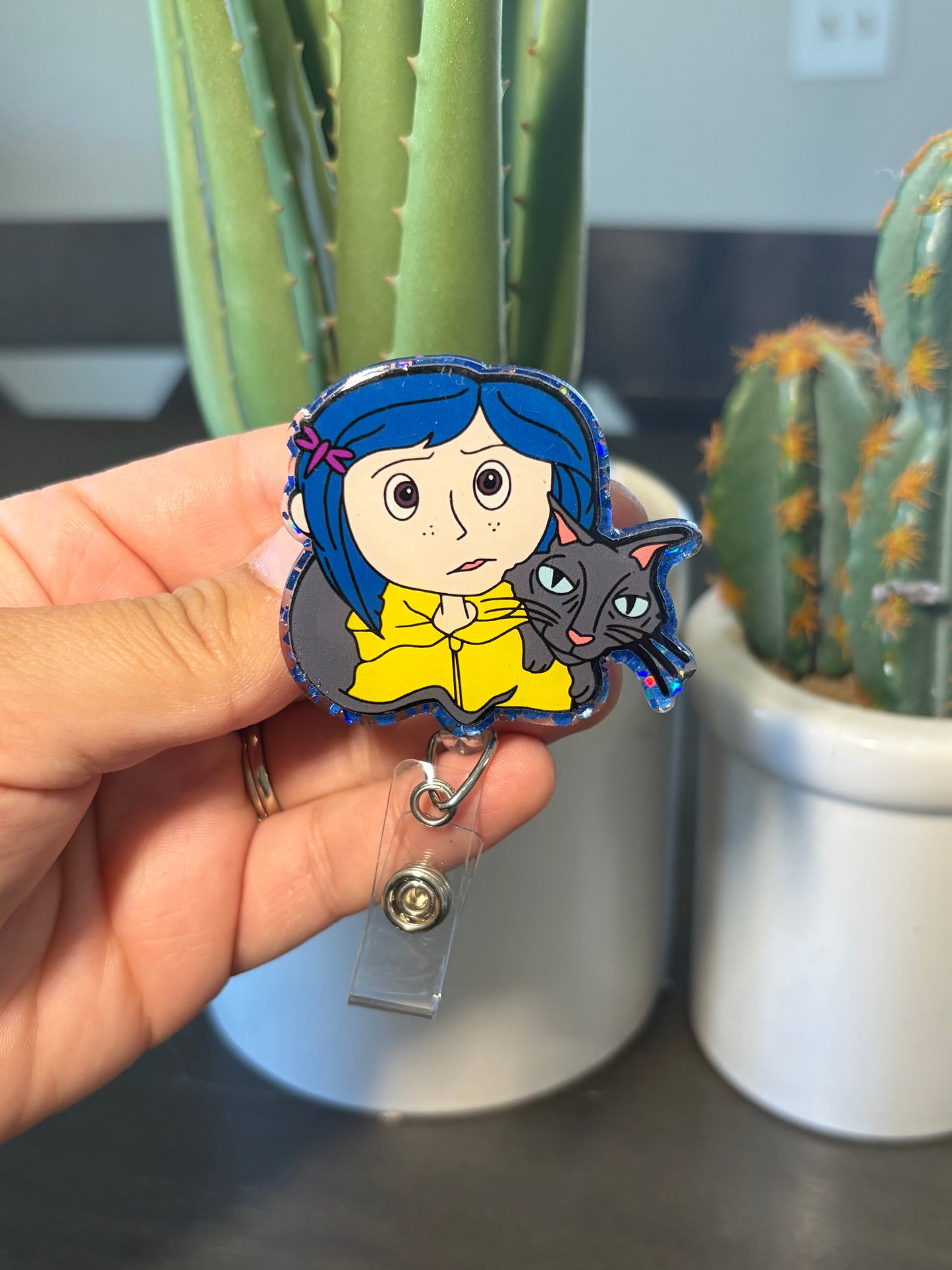 SALE! Coraline Badge Reel