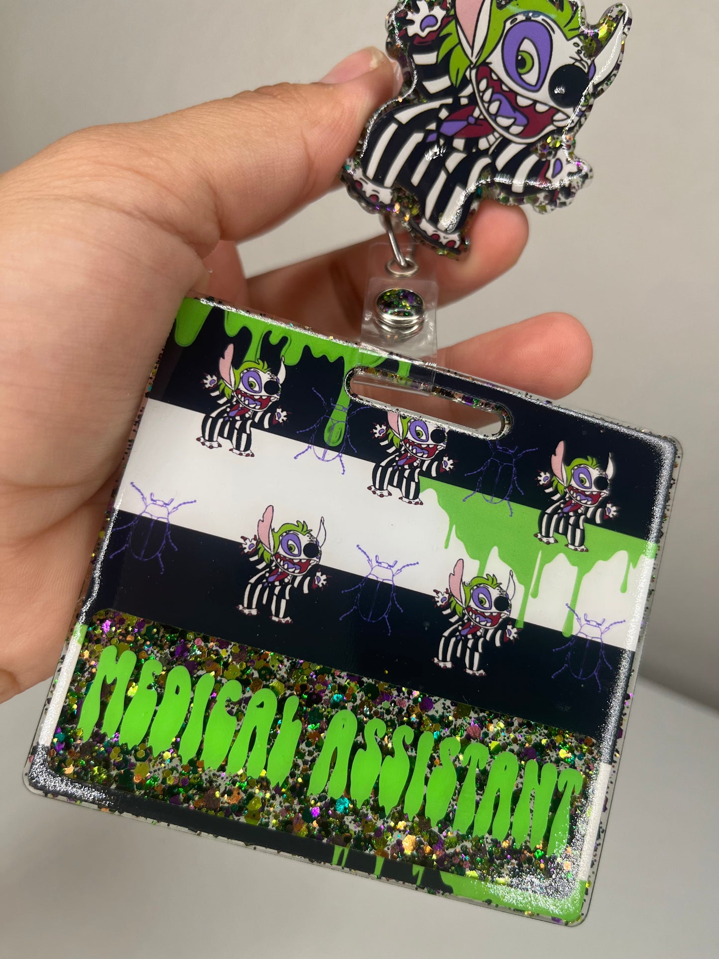 Beetlejuice Stitch Badge Buddy Set