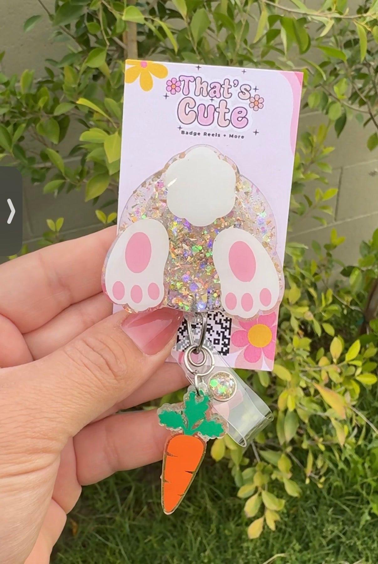 Easter Bunny Badge Reel