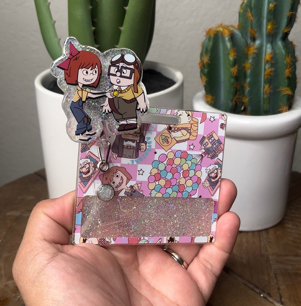 Cartoon Couple Badge Buddy Set