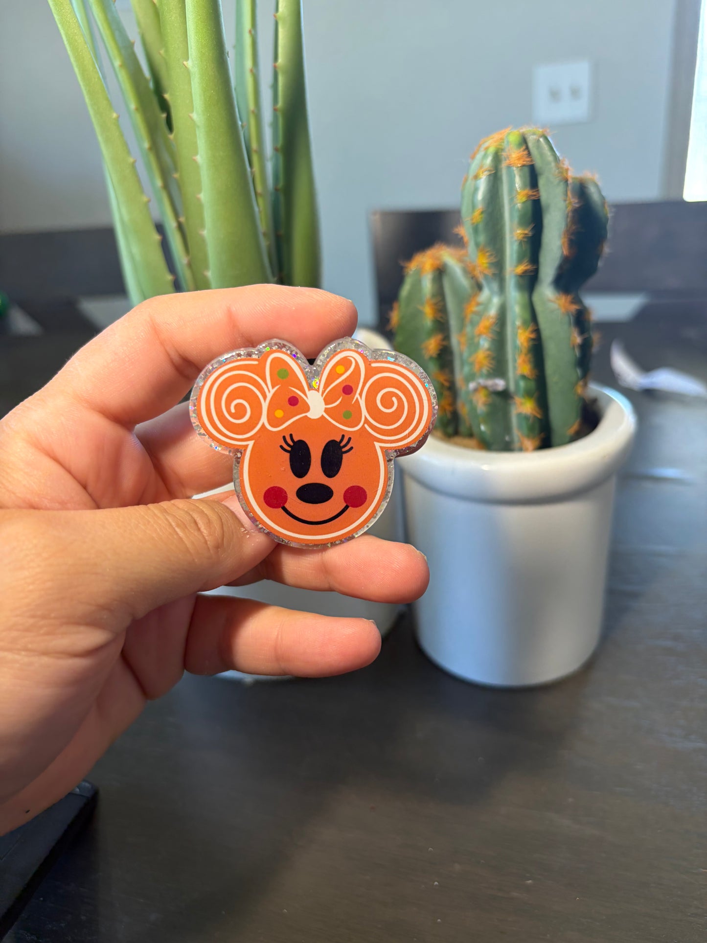 SALE! Gingerbread Minnie Badge Reel