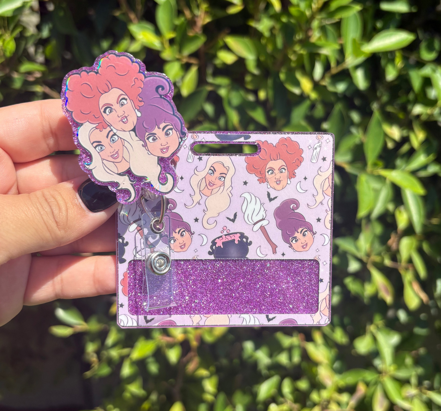 Holograhic Hocus Pocus Badge Buddy Set