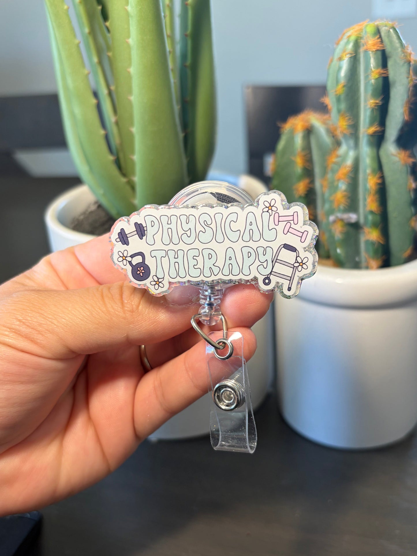 SALE! Physical Therapy Badge Reel