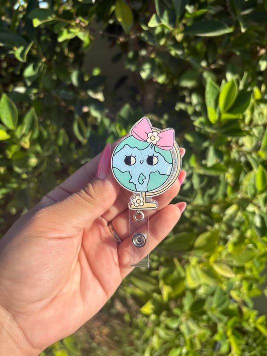 Globe Badge Reel