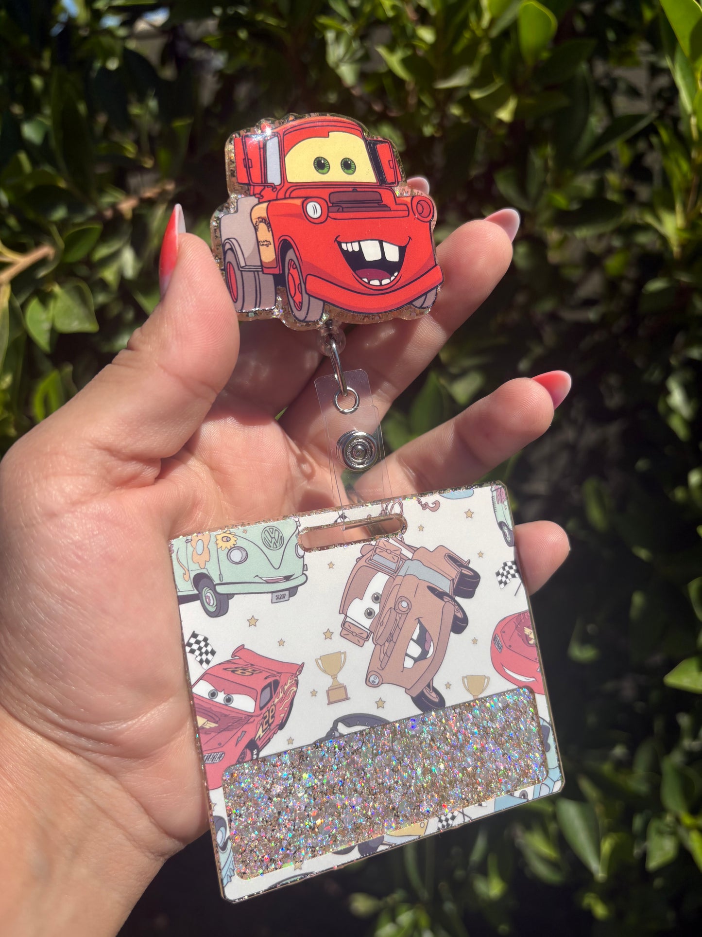 Cartoon Car Badge Set