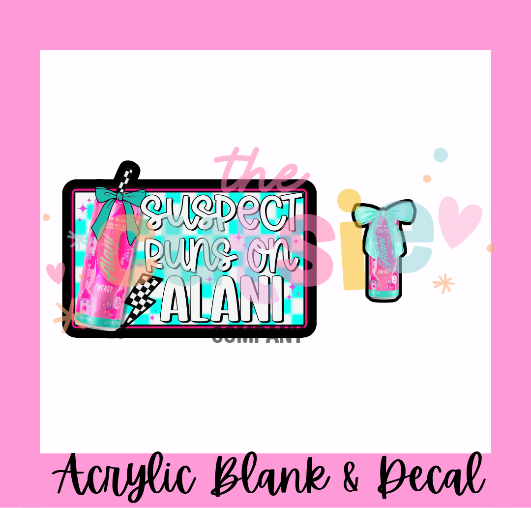 Suspect Alani Acrylic Blank & Charm