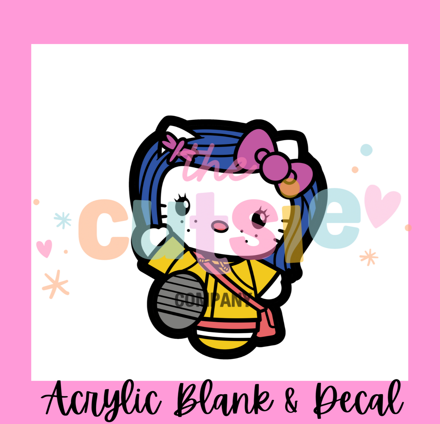 Coraline Kitty Acrylic Blank