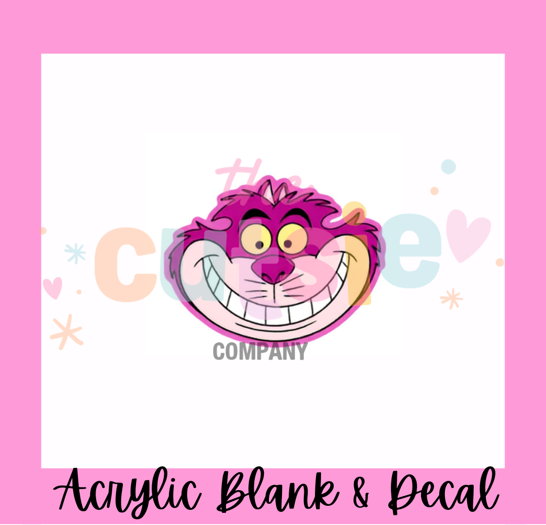 Cheshire Cat Acrylic Blank