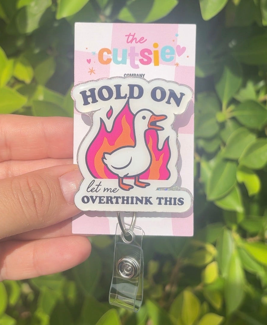 Overthinker Badge Reel