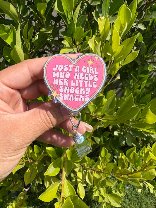 Snacky Snacks Badge Reel