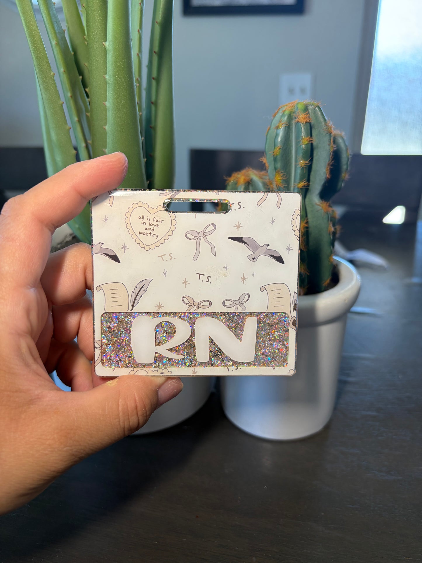 SALE! Horizontal Swiftie RN Badge Buddy Badge Reel