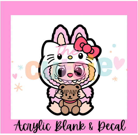 HK Labubu Acrylic Blank