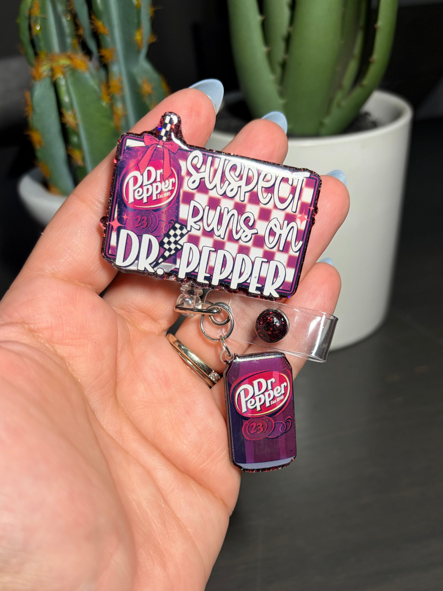 SALE! Suspect Runs on Dr. Pepper Badge Reel