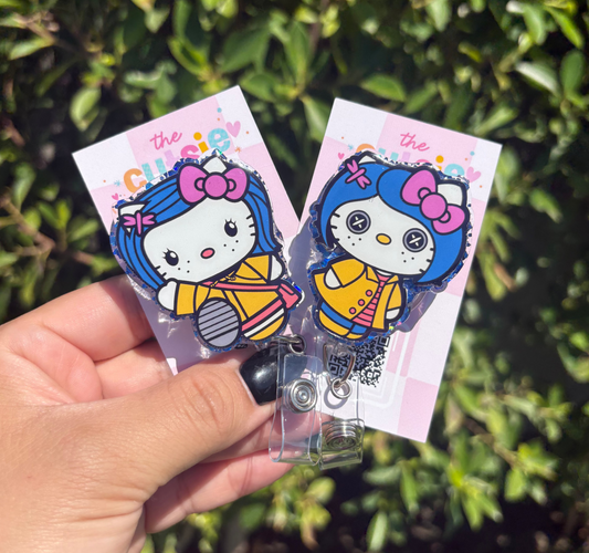 Coraline Kitty Badge Reel